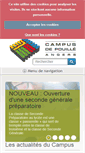 Mobile Screenshot of campus-pouille.com